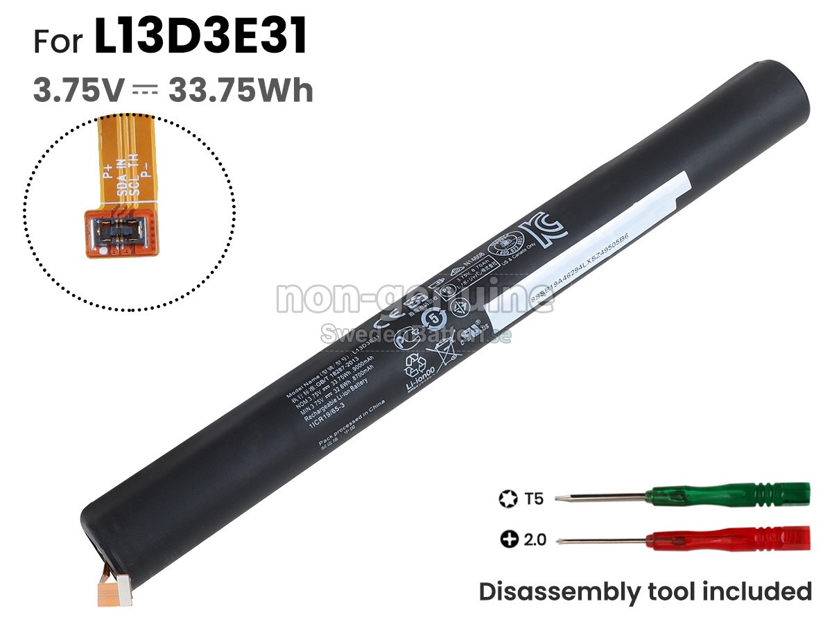 batteri till Lenovo YOGA Tablet 10 B8000-H