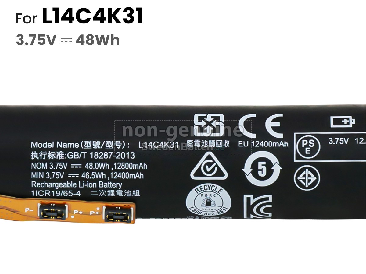 batteri till Lenovo L14C4K31