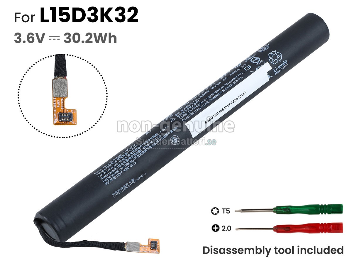 batteri till Lenovo YOGA TAB 3 10-YT3-X50F