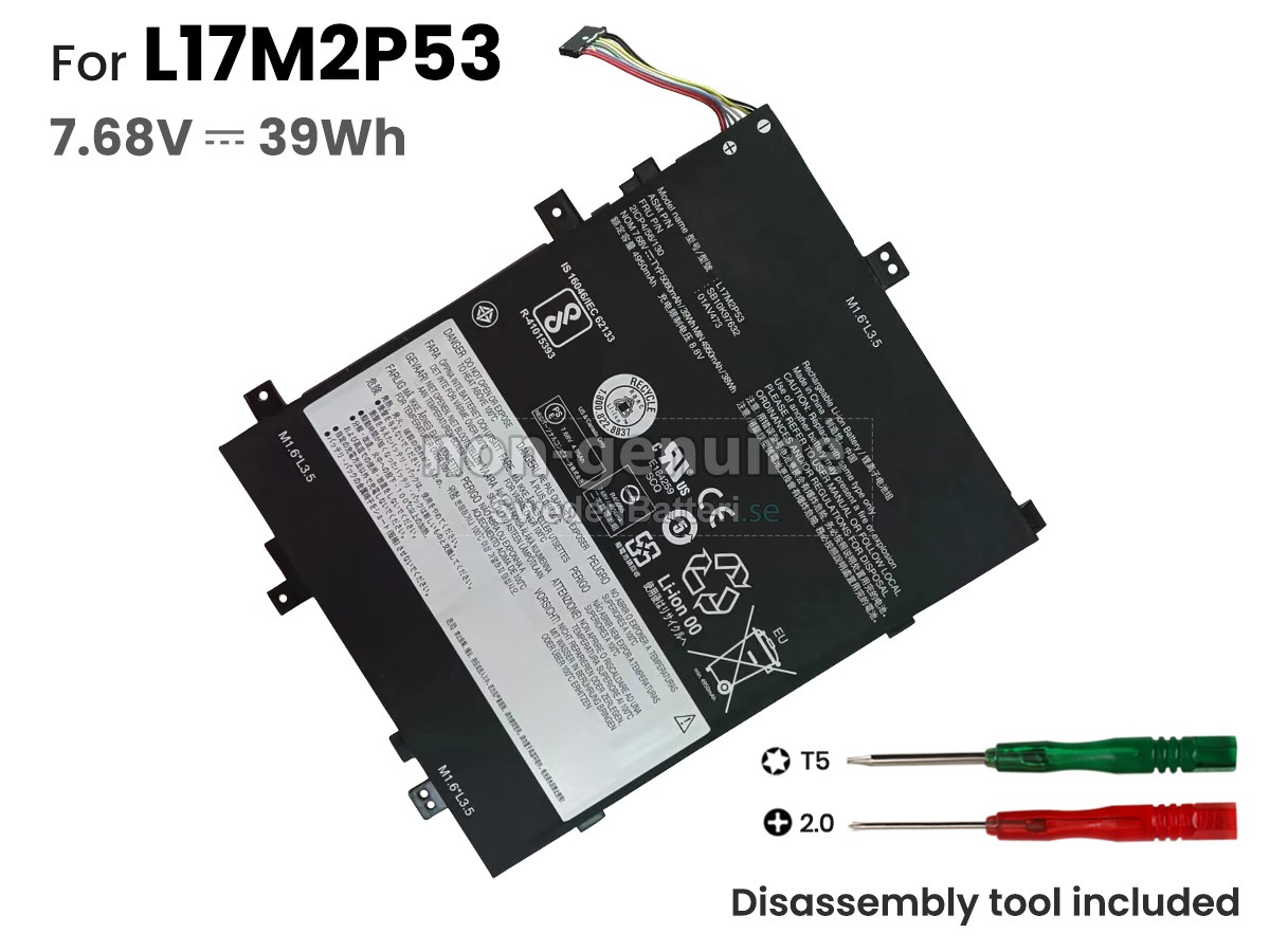 batteri till Lenovo L17M2P53
