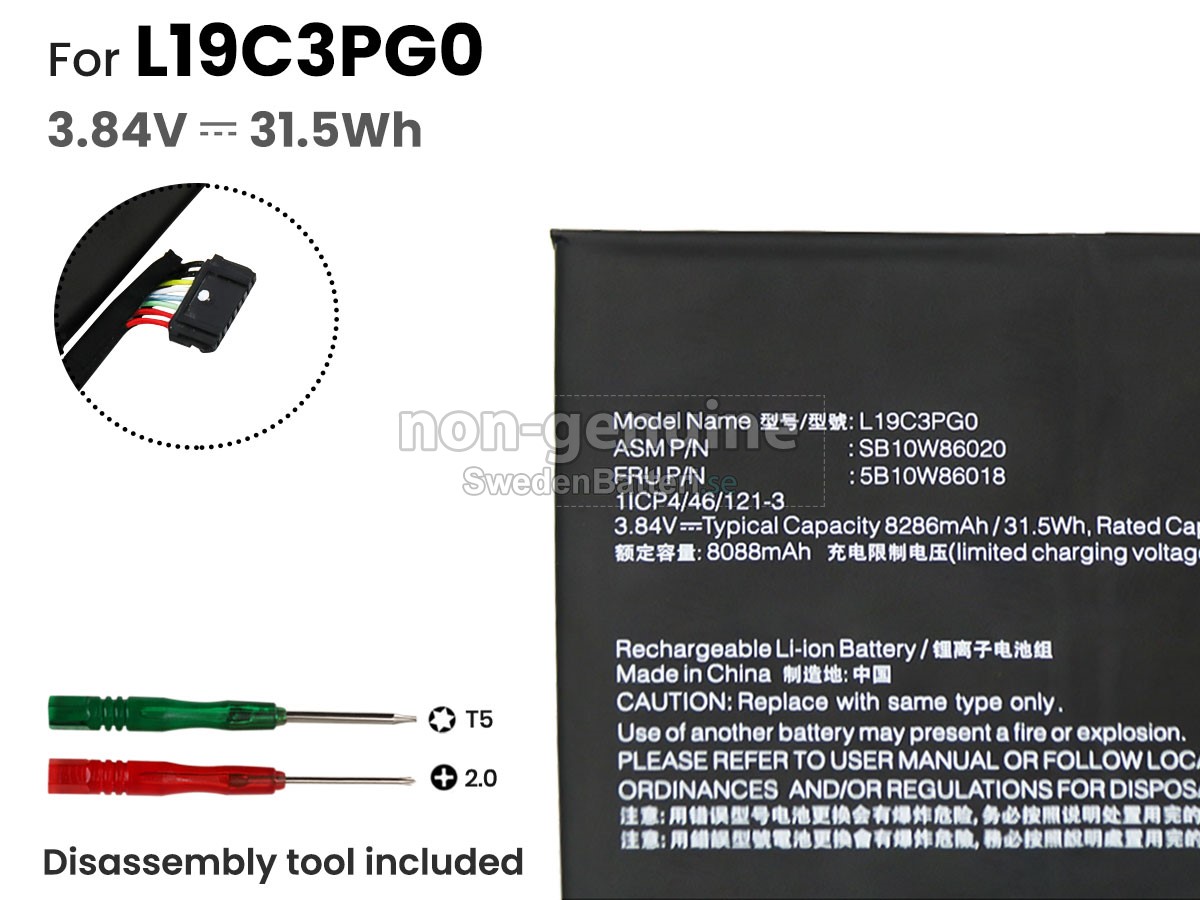 batteri till Lenovo L19M3PG0