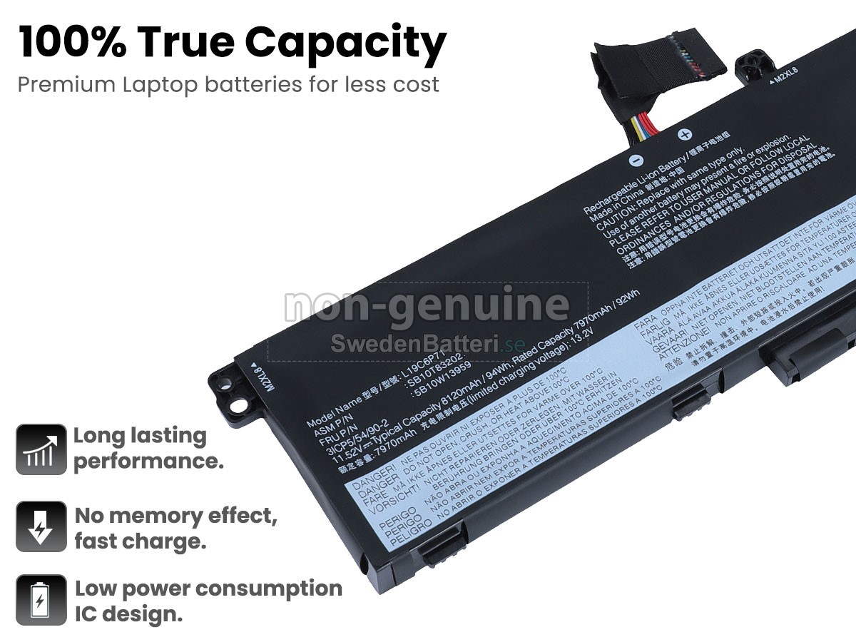 batteri till Lenovo ThinkPad T15G GEN 1-20UR0003GB