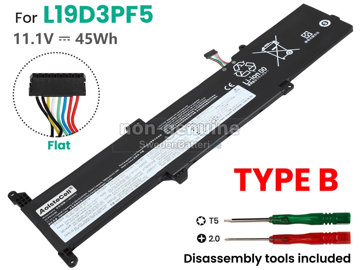 batteri till Lenovo L19D3PF5