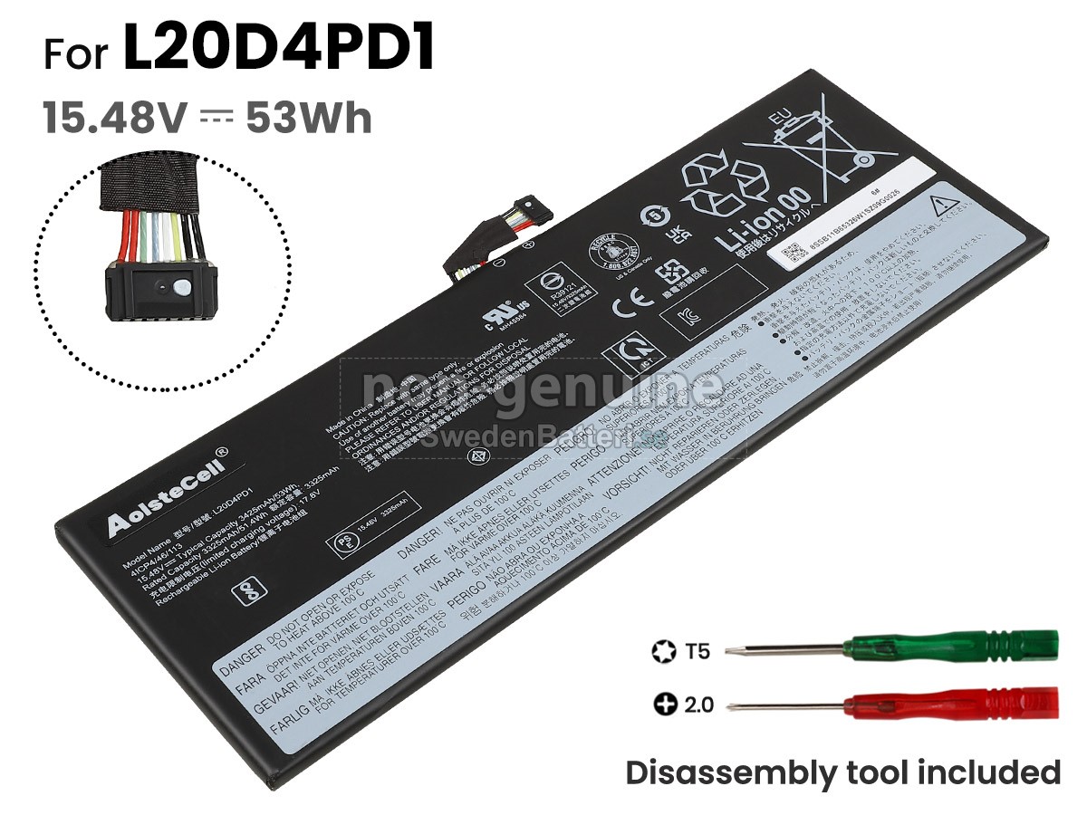 batteri till Lenovo L20D4PD1