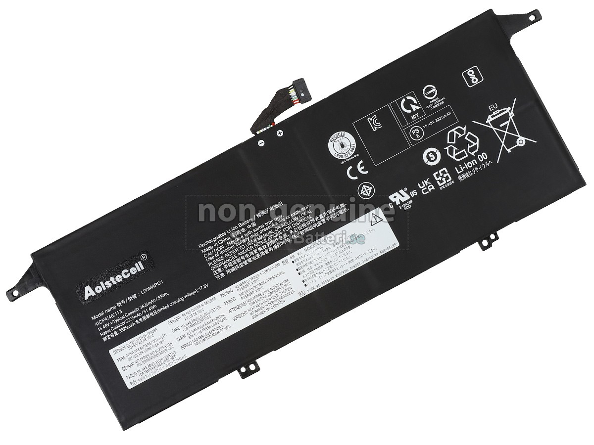 batteri till Lenovo THINKBOOK 13X ITG-20WJ002MFG