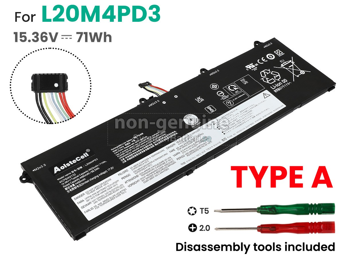batteri till Lenovo LEGION S7 16ARHA7-82UG000DSP