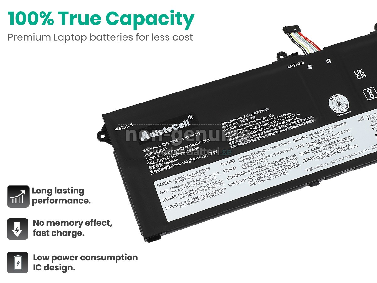 batteri till Lenovo LEGION S7 16ARHA7-82UG000DSP