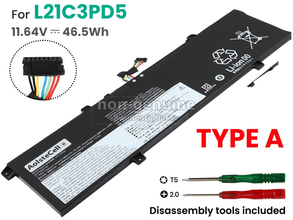 batteri till Lenovo L21C3PD5