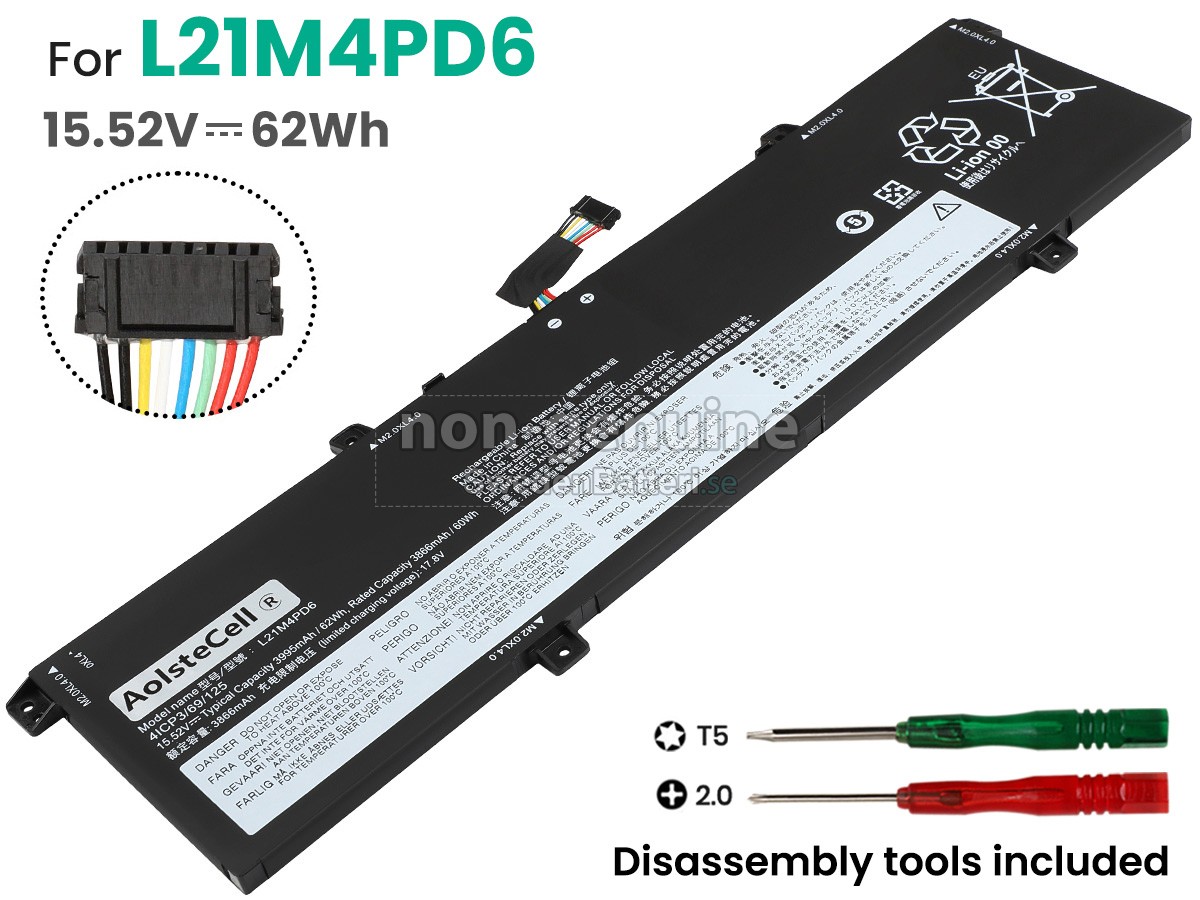 batteri till Lenovo L21C3PD5