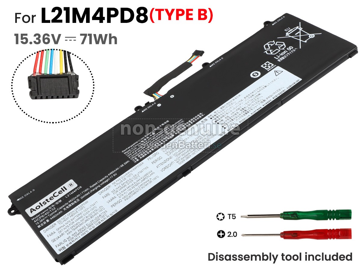 batteri till Lenovo THINKBOOK 16 G4+ IAP 21CY006UAD