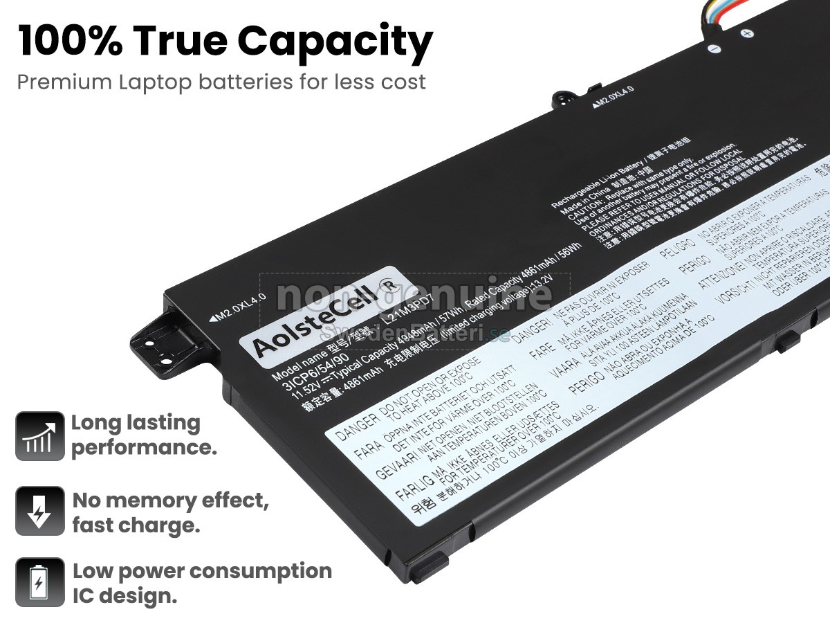 batteri till Lenovo THINKBOOK 16 G4+ IAP 21CY006UAD