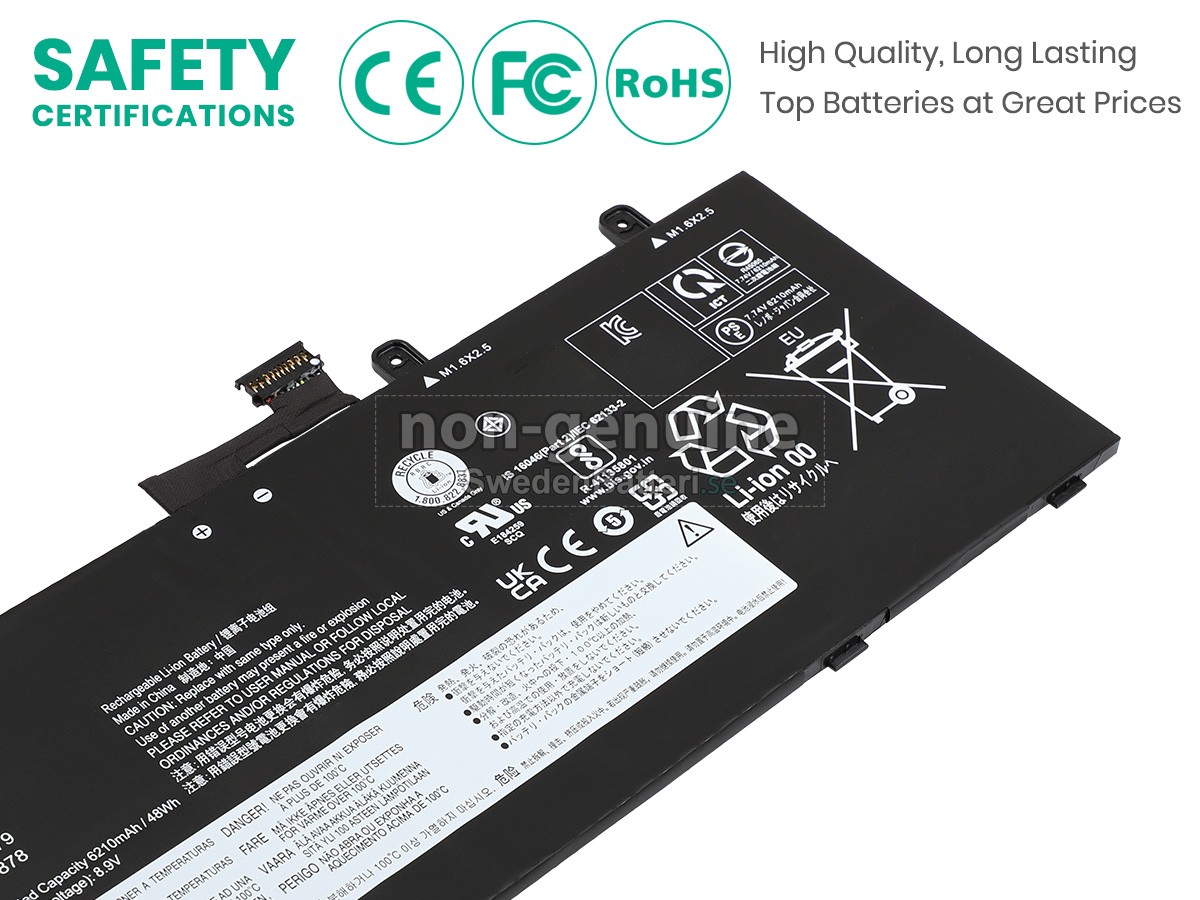 batteri till Lenovo ThinkPad X13S GEN 1-21BY0010AU