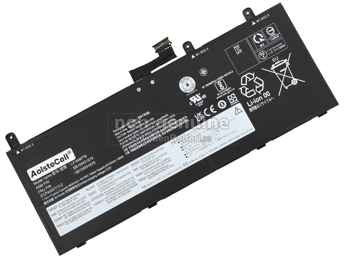 batteri till Lenovo ThinkPad X13S GEN 1-21BY0010AU
