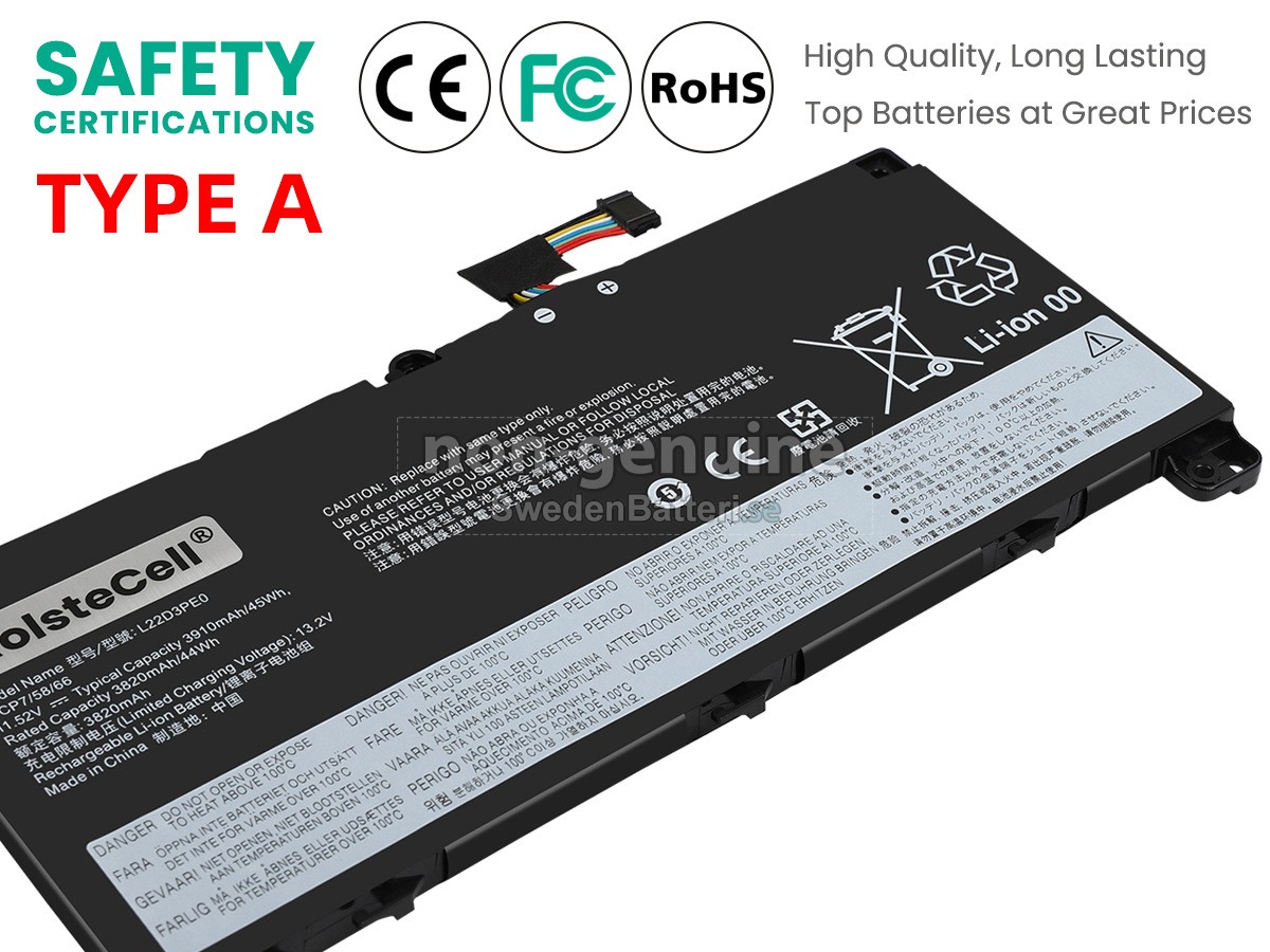 batteri till Lenovo THINKBOOK 16 G6 ABP-21KK001SED