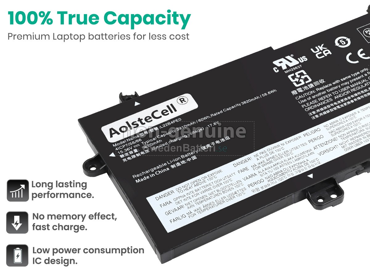 batteri till Lenovo THINKBOOK 16 G6 ABP-21KK001SED