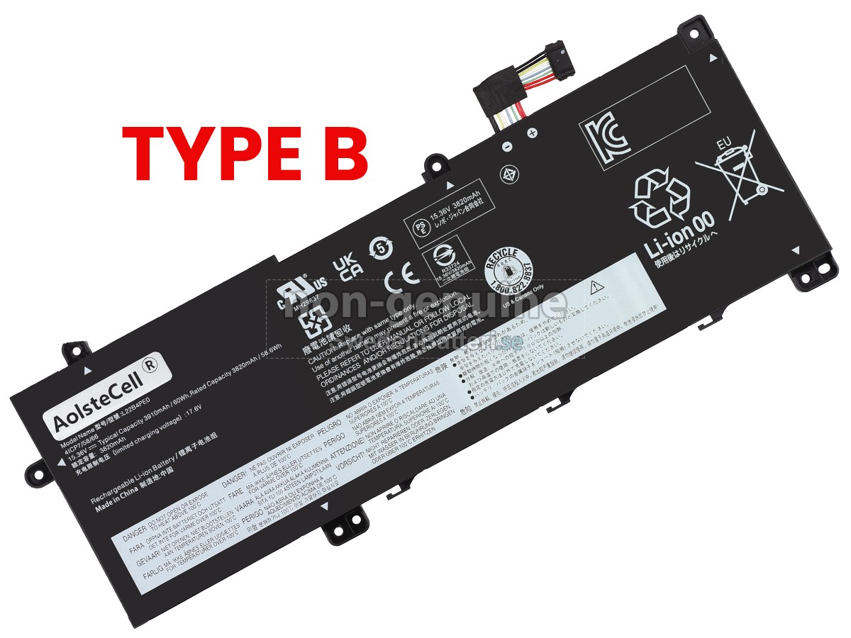 batteri till Lenovo THINKBOOK 16 G6 ABP-21KK001SED