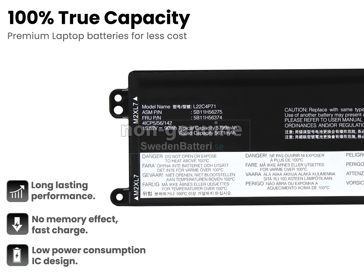 batteri till Lenovo ThinkPad P16V GEN 1-21FE000HGQ