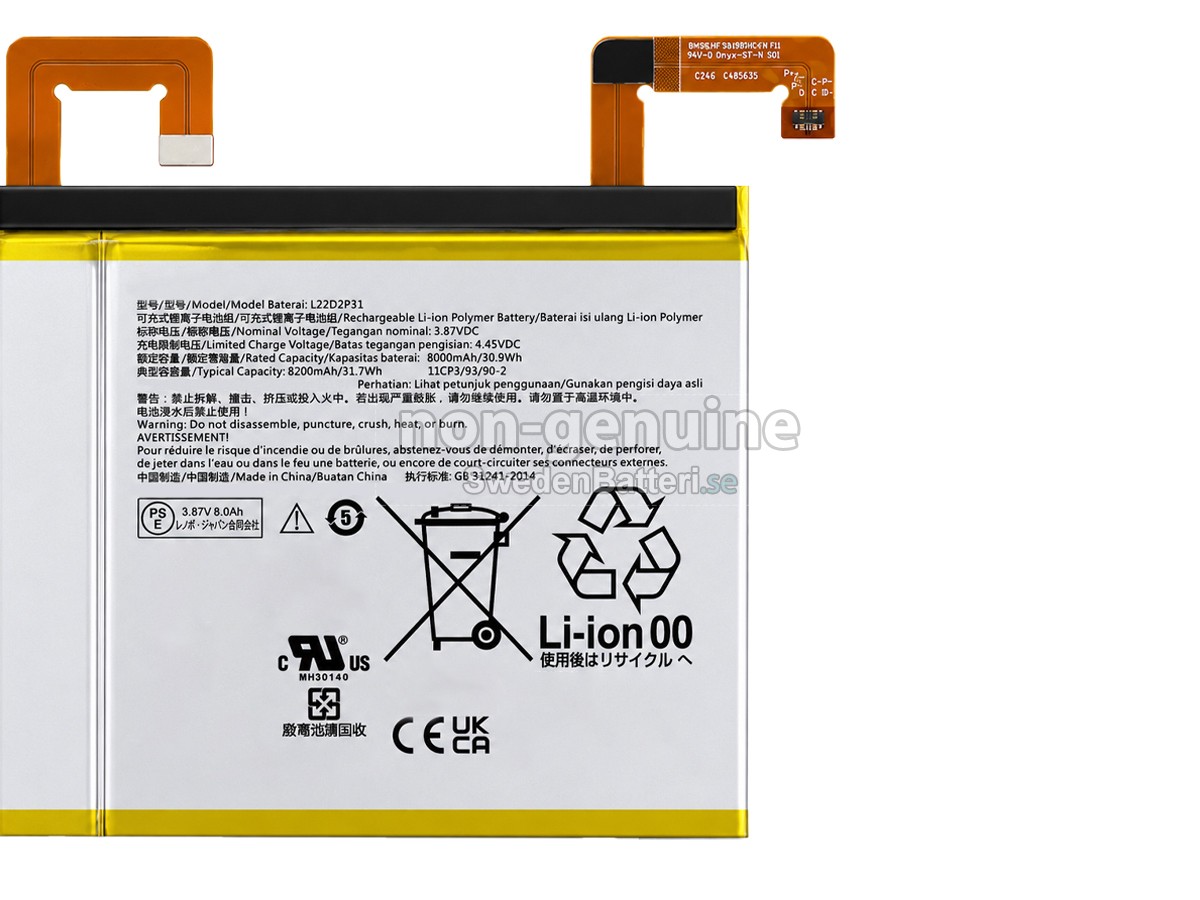 batteri till Lenovo L22D2P31
