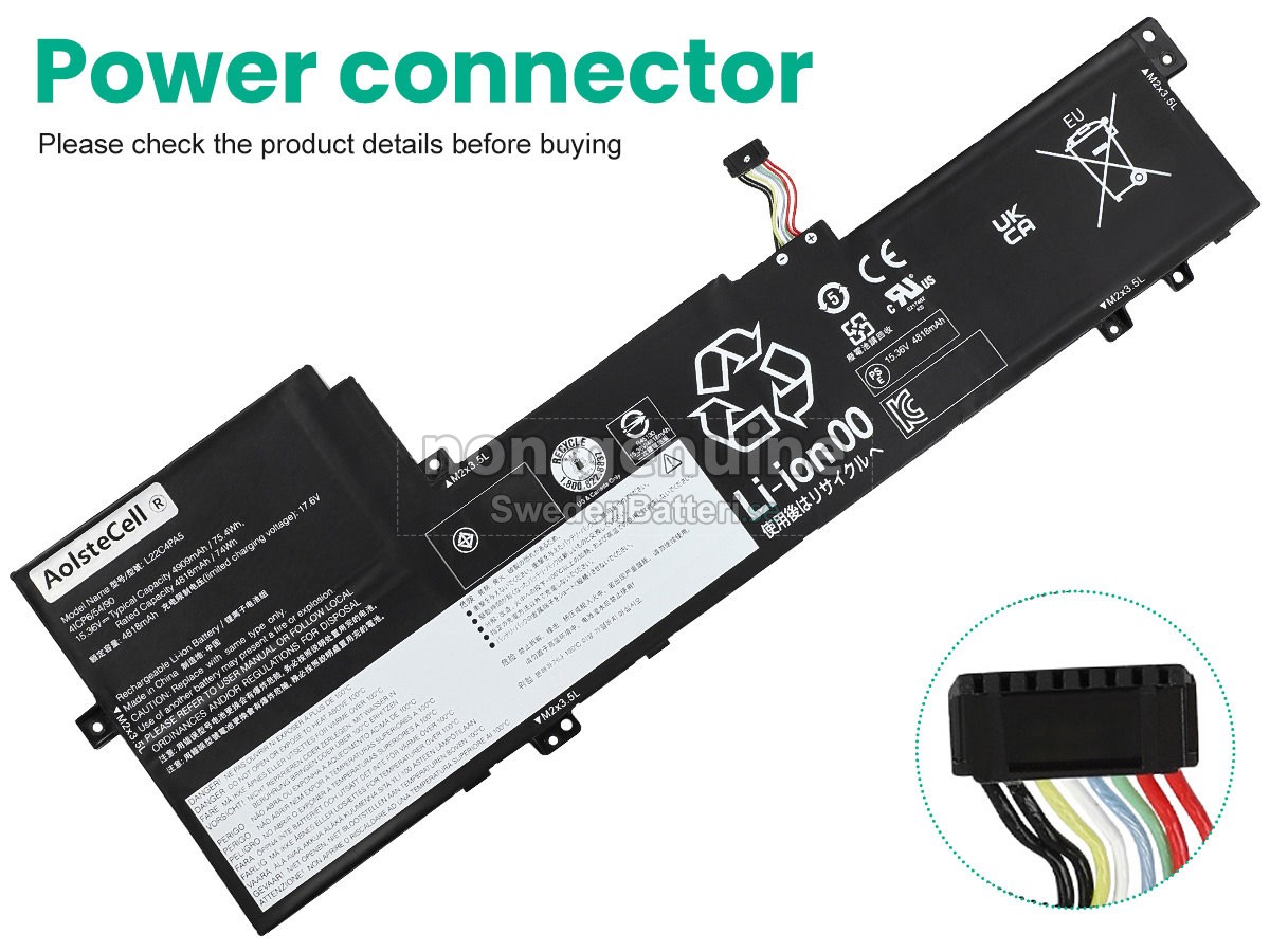 batteri till Lenovo 5B11N45418