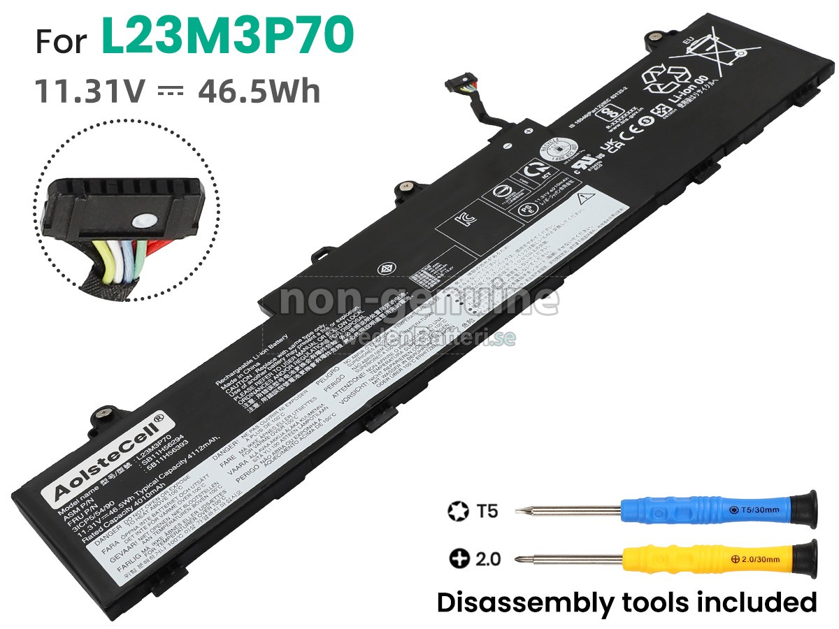 batteri till Lenovo L23M3P70