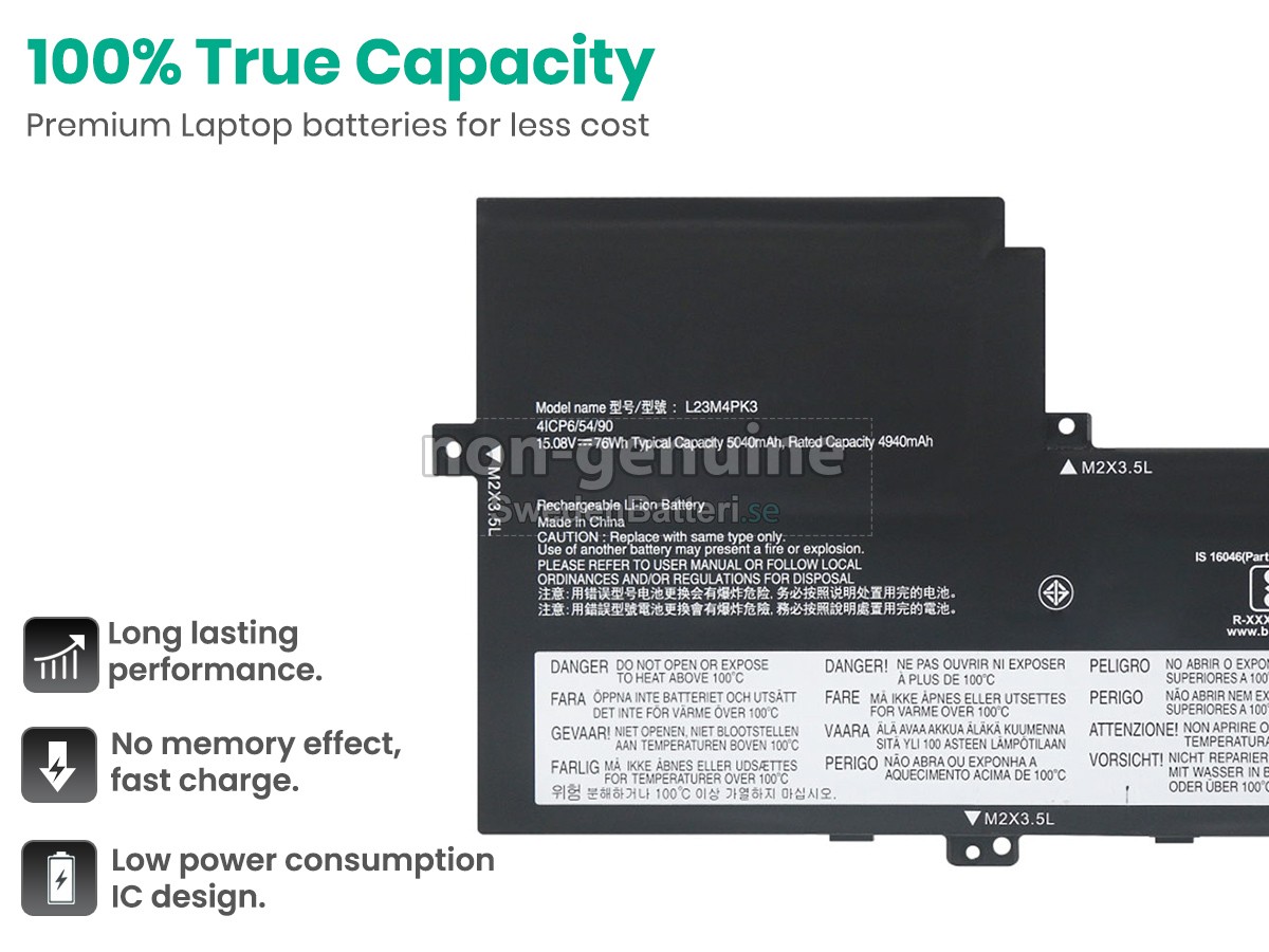 batteri till Lenovo IdeaPad SLIM 5 16AHP9-83DD004DGJ