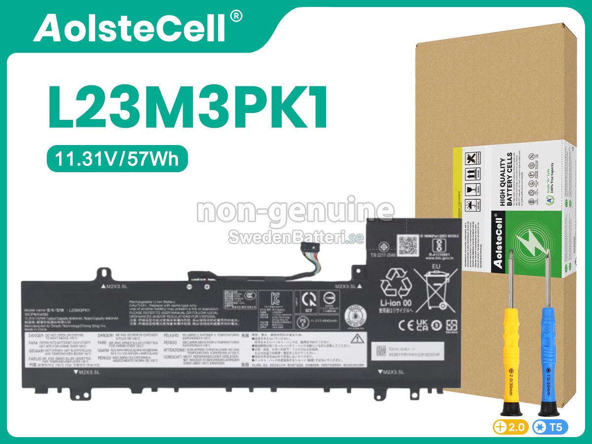 batteri till Lenovo L23M3PK1