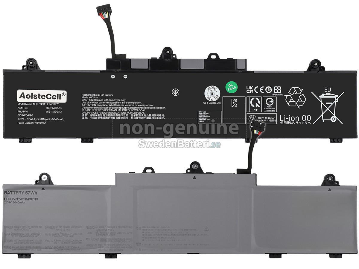 batteri till Lenovo 5B11M90113