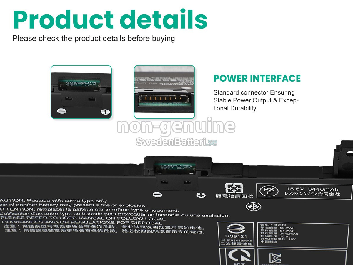 batteri till Lenovo IdeaPad SLIM 5 15ARP10-83J3004PMB
