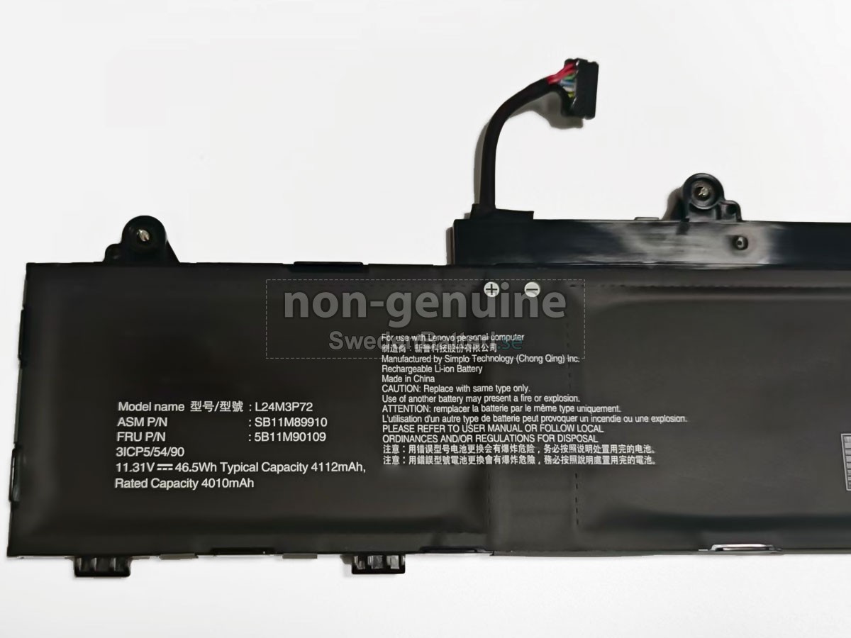 batteri till Lenovo ThinkPad L16 GEN 2-21SA0038SC