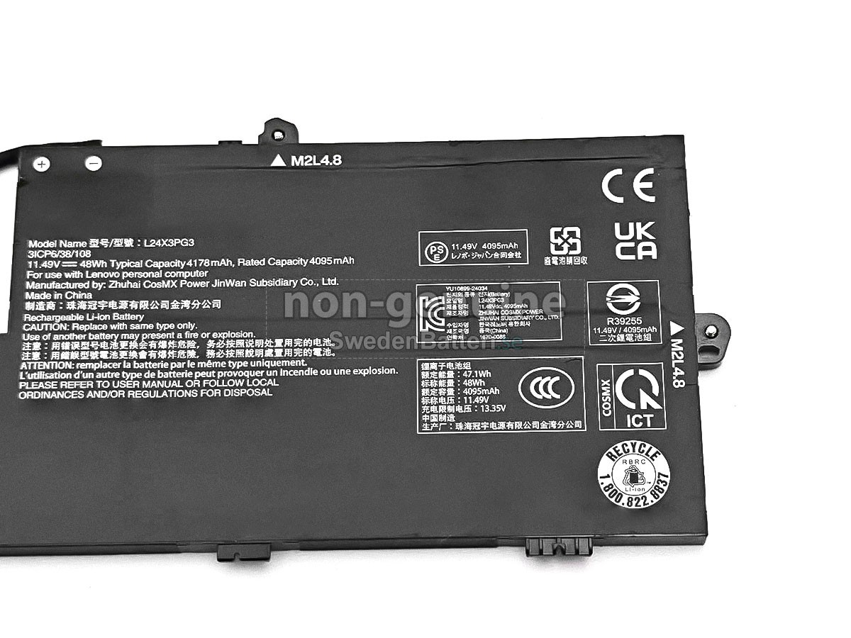 batteri till Lenovo L24D3PG4