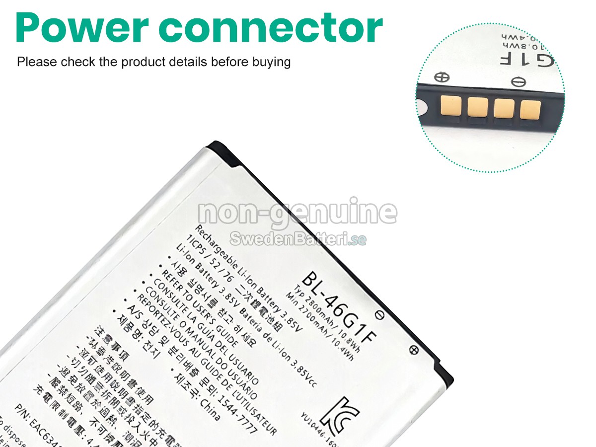 batteri till LG X400