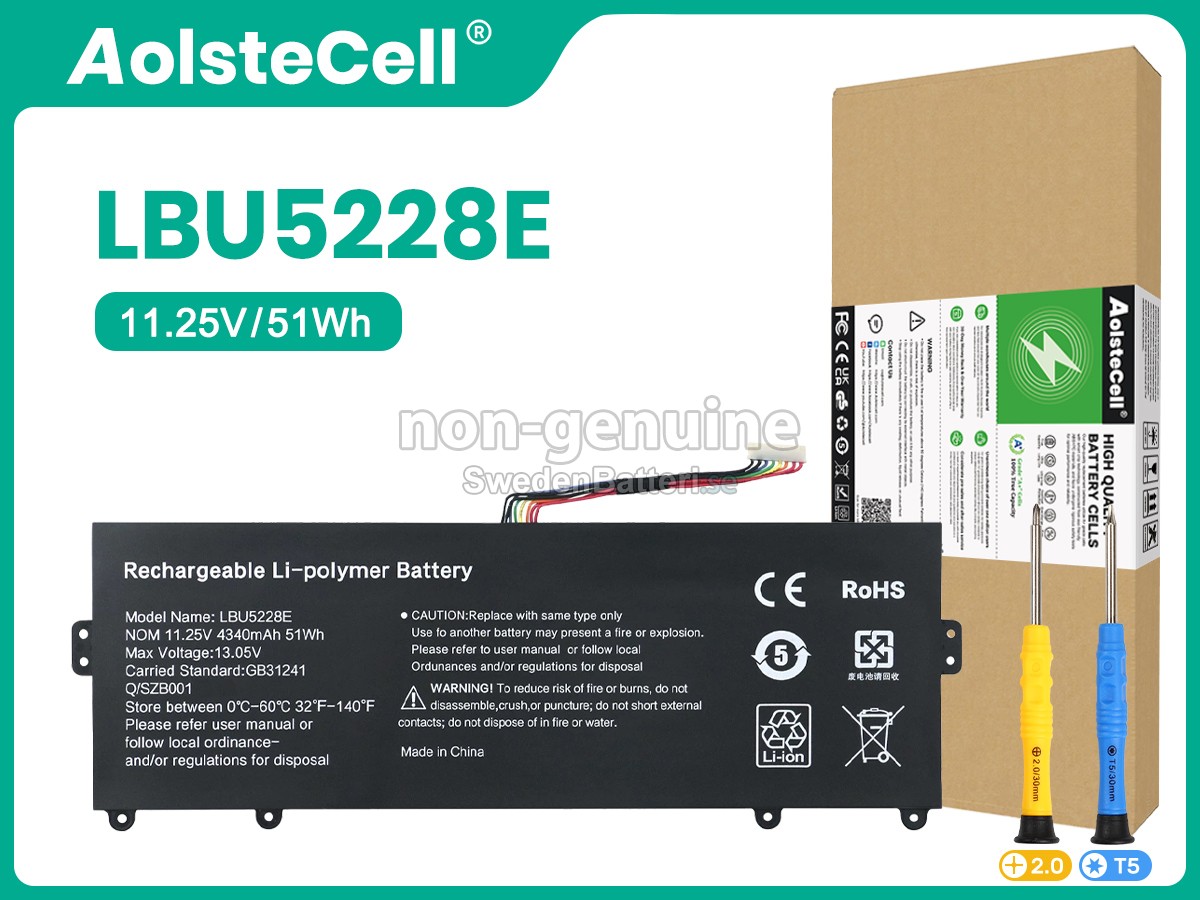 batteri till LG ULTRA PC 13U70P-G.ARW5U
