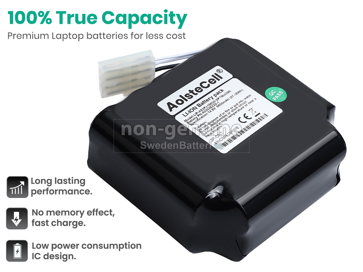 batteri till Lighthouse LIP-4S3PX18650-SPTMOL309B