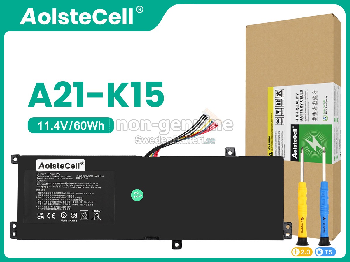 batteri till Machenike F117-VR26