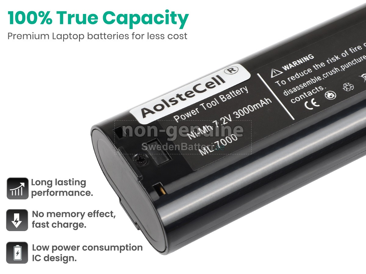 batteri till Makita 6172D