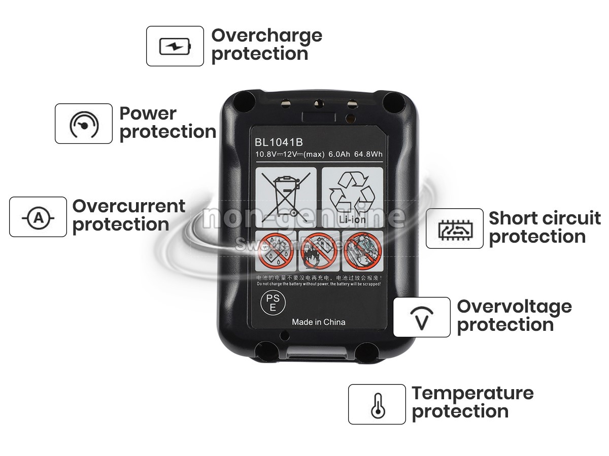 batteri till Makita BL1020B