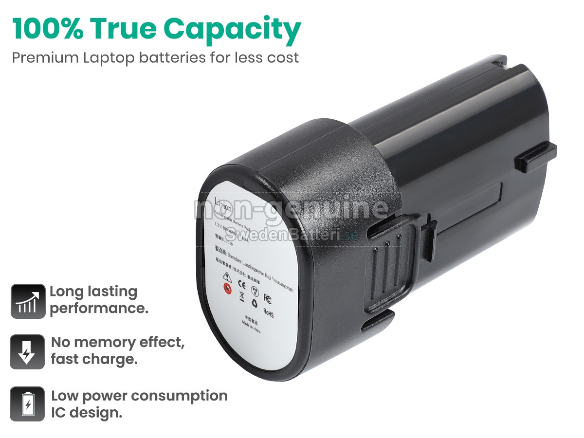 batteri till Makita BL7010