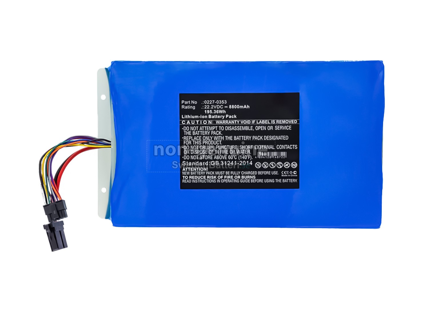 batteri till Maquet 0227040203