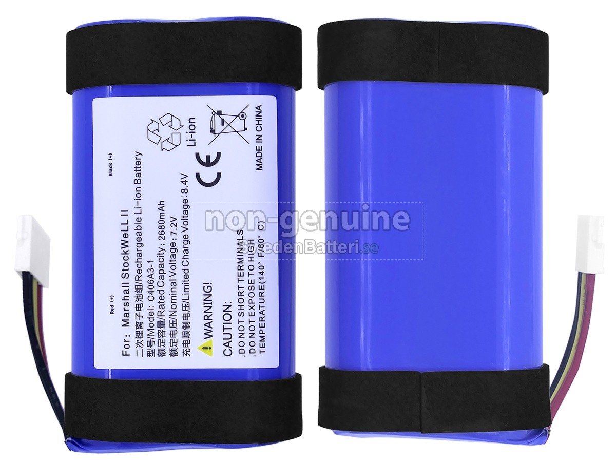 batteri till Marshall STOCKWELL 2 C406A3-1