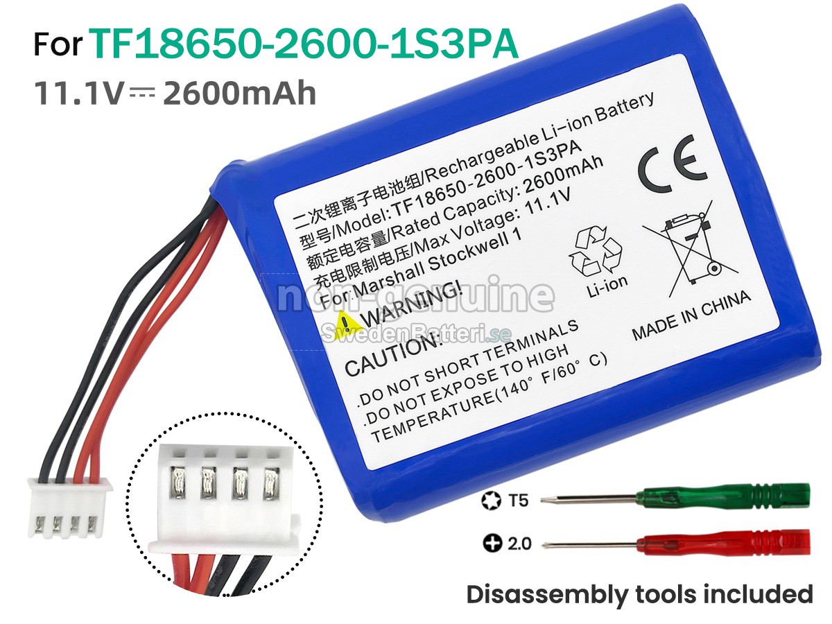 batteri till Marshall STOCKWELL 1093969