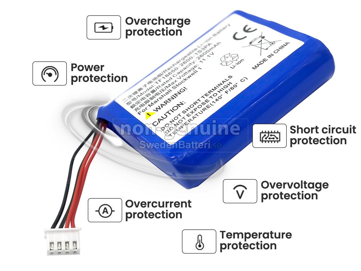 batteri till Marshall STOCKWELL 1093969