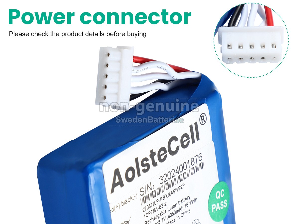 batteri till Masimo 304158
