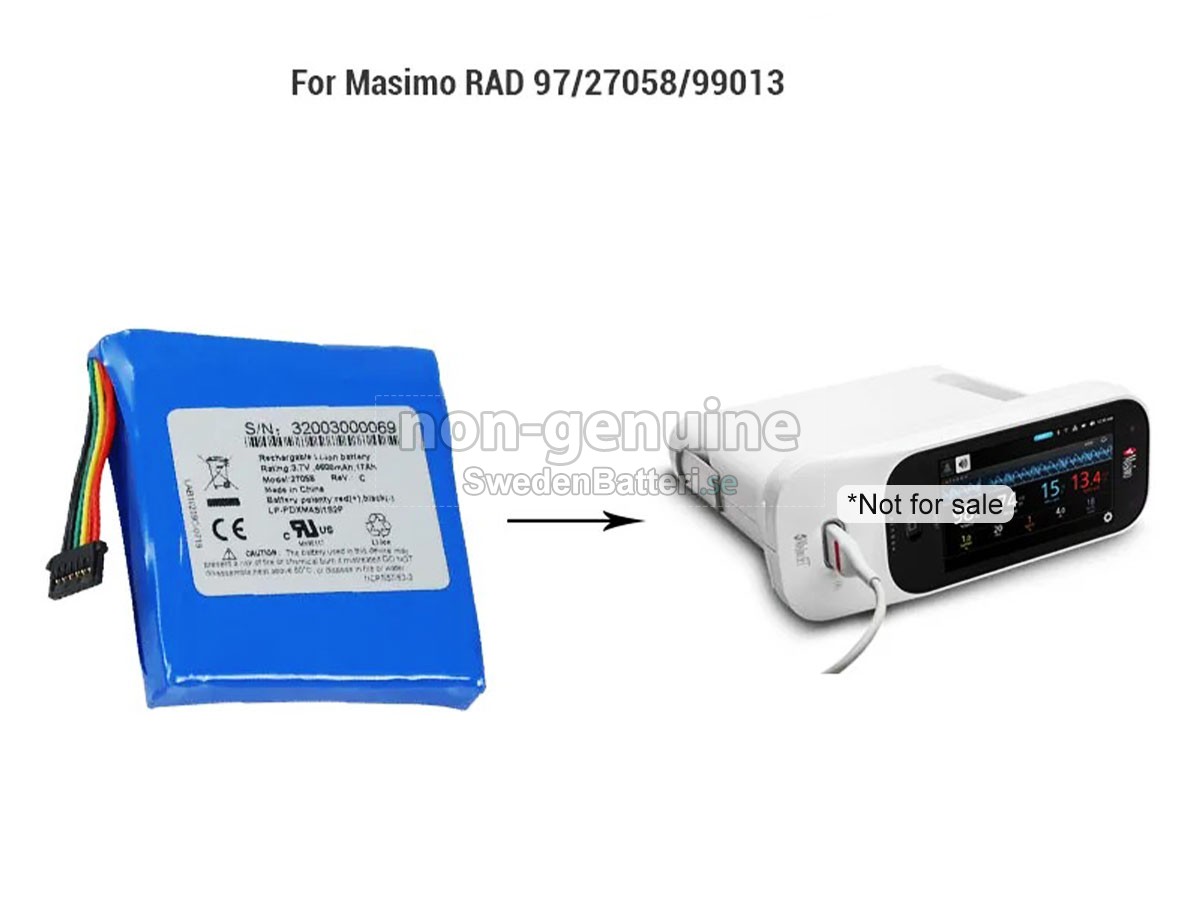 batteri till Masimo 27058