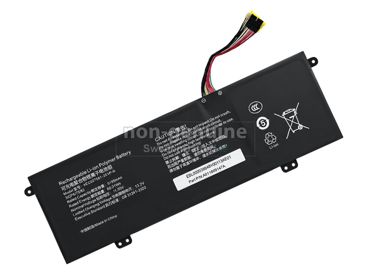 batteri till Mechrevo AEC527581-3S1P-N