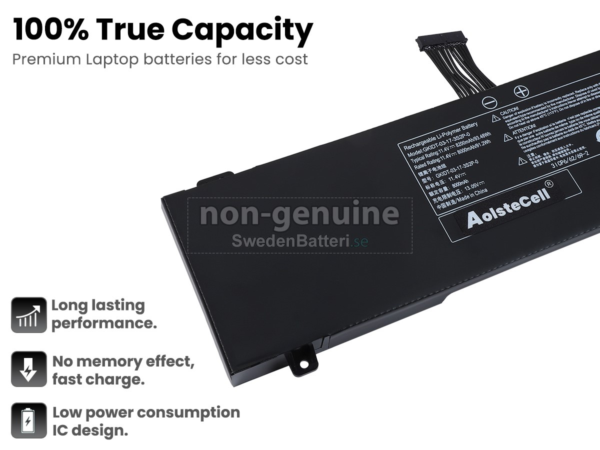 batteri till Mechrevo QC7-1660TI-97S1B