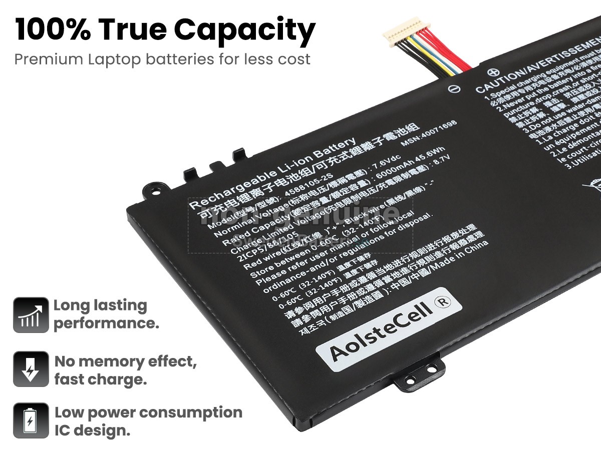 batteri till Medion 4588105-2S