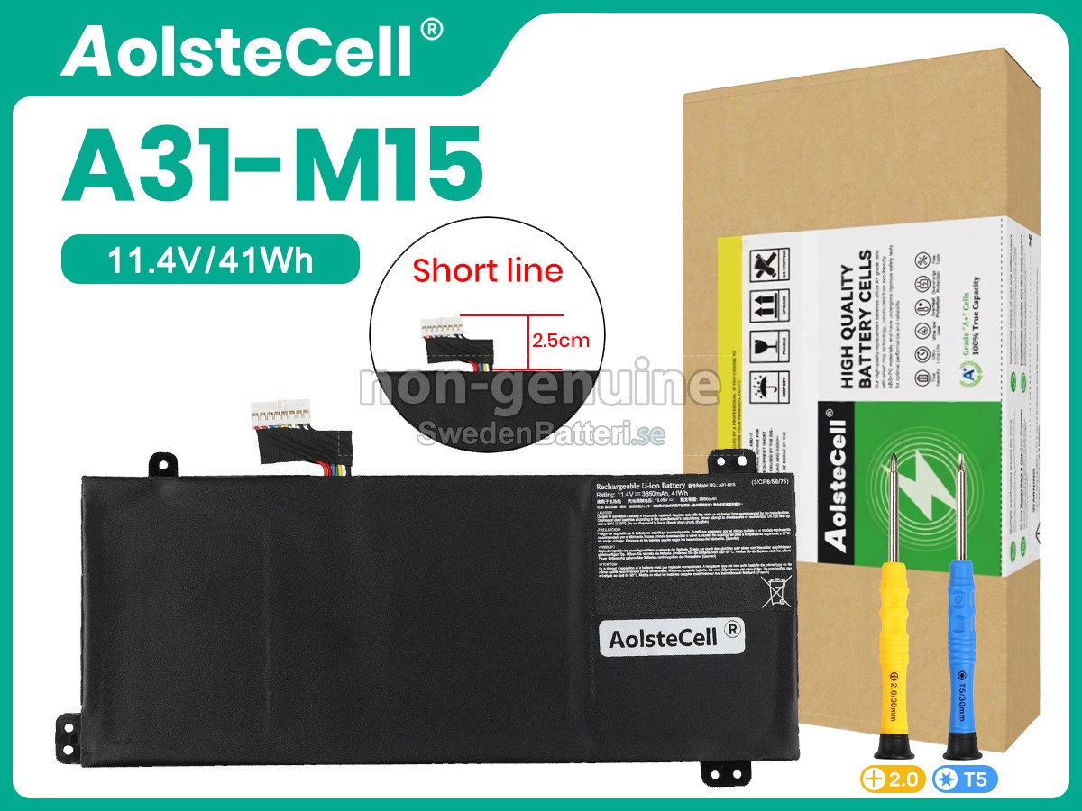 batteri till Medion A31-M15-SHORTLINE