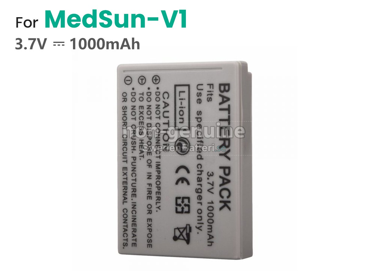 batteri till MEDSUN V1