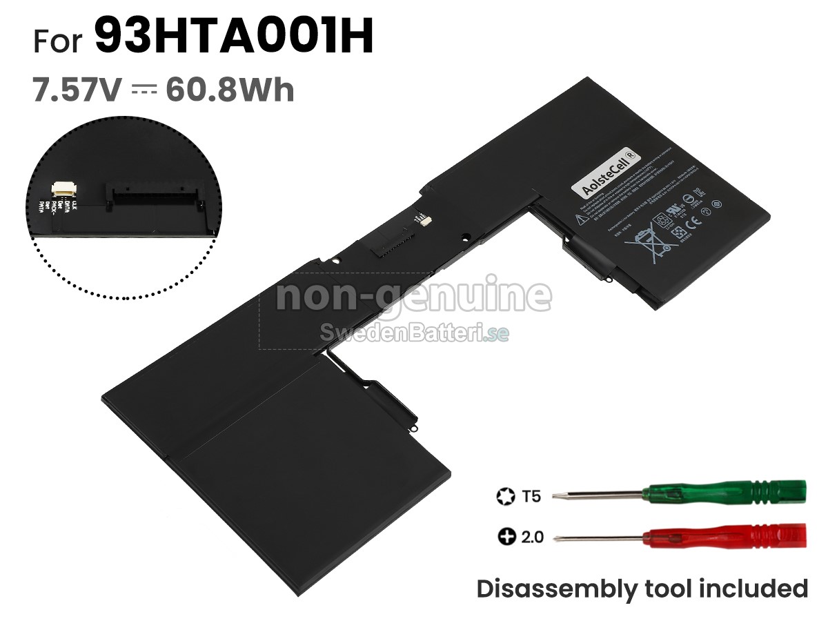 batteri till Microsoft 93HTA001H