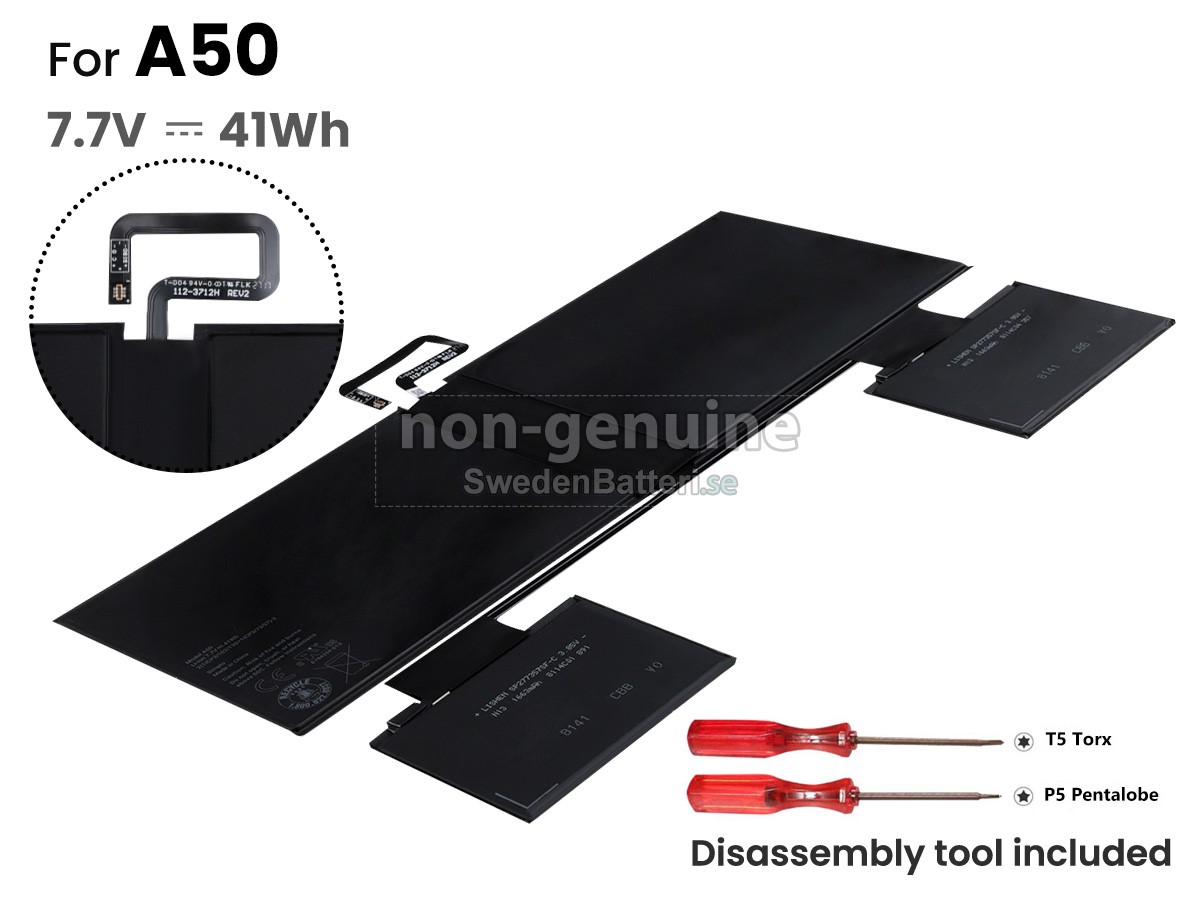 batteri till Microsoft Surface BOOK A50